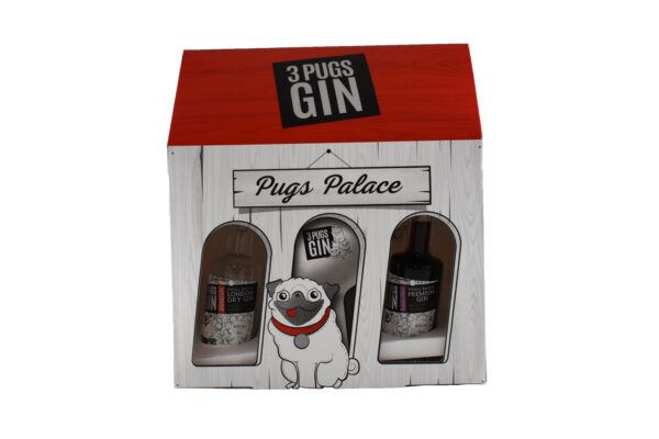 3 Pugs Gin Pugs Palace