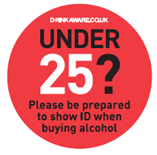 Under 25? Be prepared to show ID.