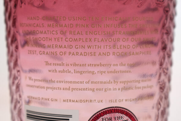 Isle Of Wight Mermaid Pink Gin
