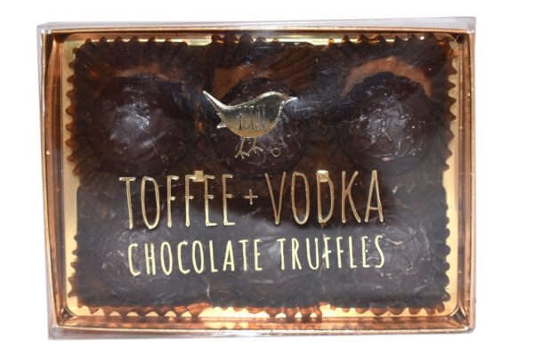 Toffee Vodka Spirit Drink & Chocolate Truffles