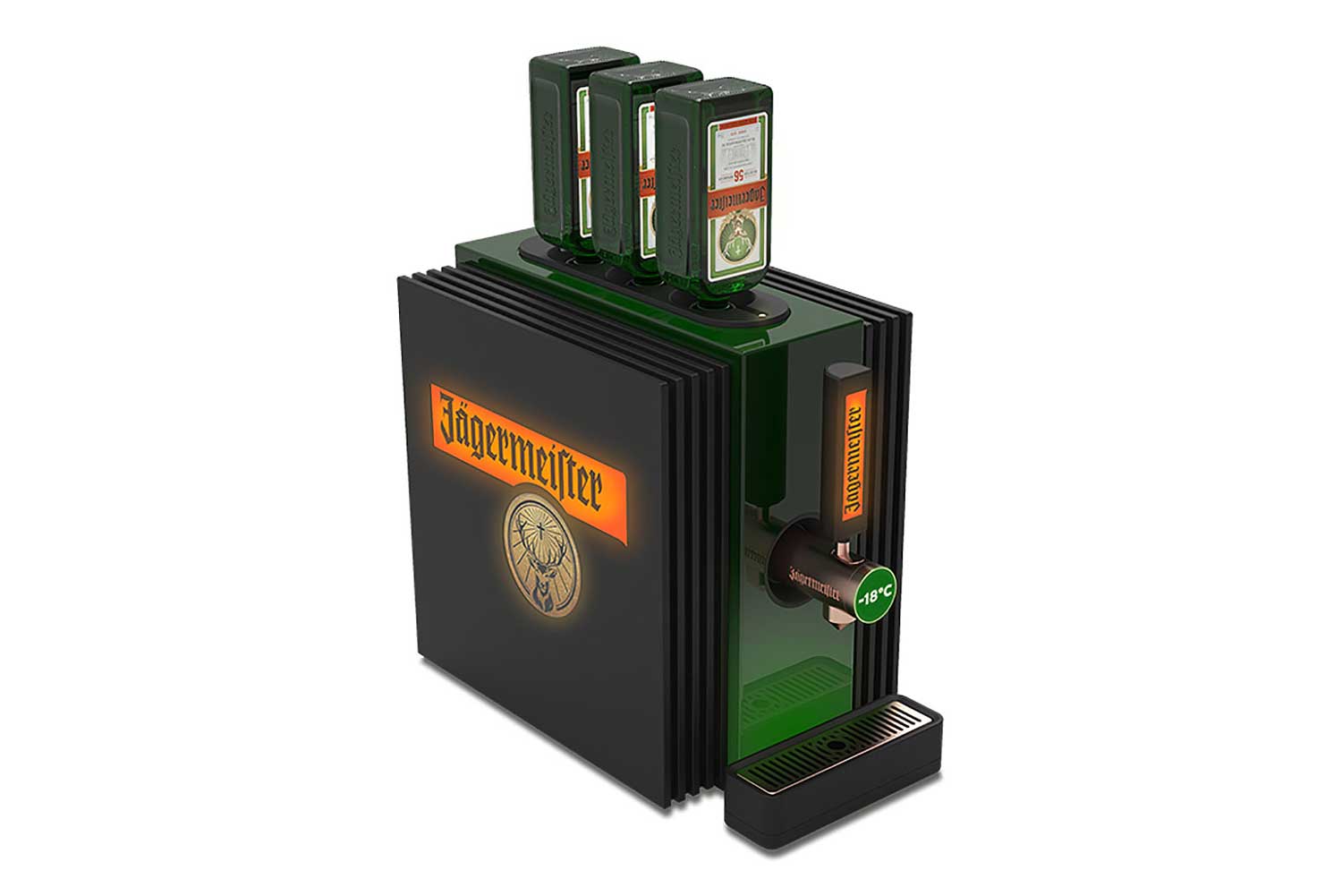 Jagermeister Tap Machine 3 Bottle Ice Cold Shots Model J99 - Tested &  Working 